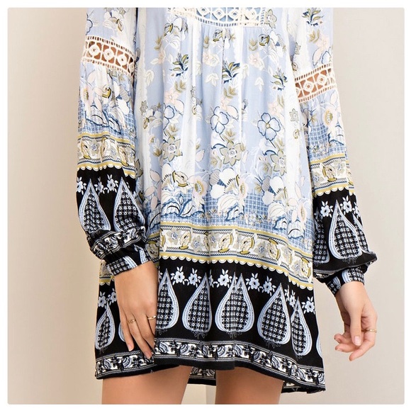 Entro Kayleigh Multi Print Tunic Dress - Picture 5 of 8